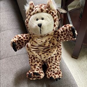 Starbucks Bearista Bear in Leopard Print Costume Plush Toy